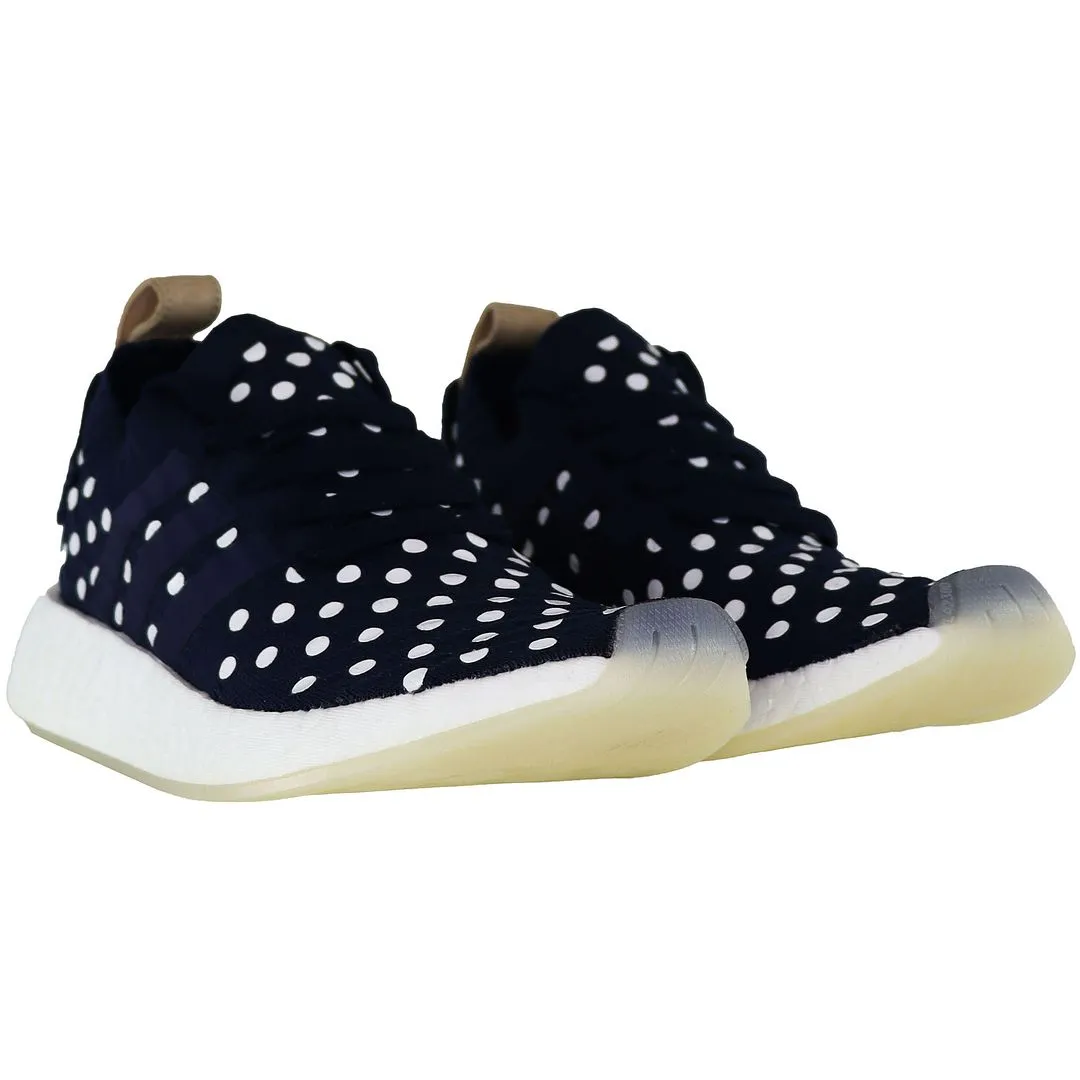 Adidas NMD_R2 Primeknit Womens Navy Trainers