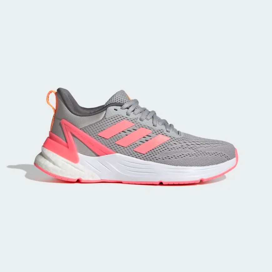 Adidas Response Super 2.0 Girls Running Shoes Grey/Pink