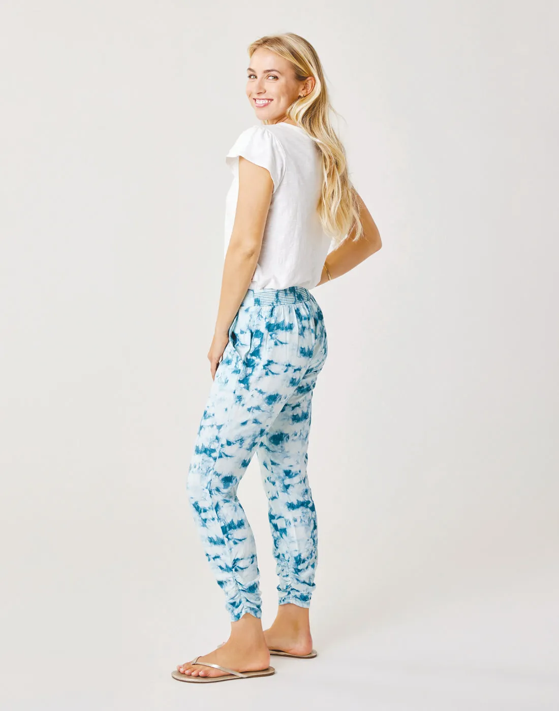 Avery Beach Pant: Hydro Tie Dye