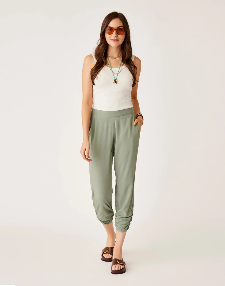 Avery Beach Pant: Light Cilantro