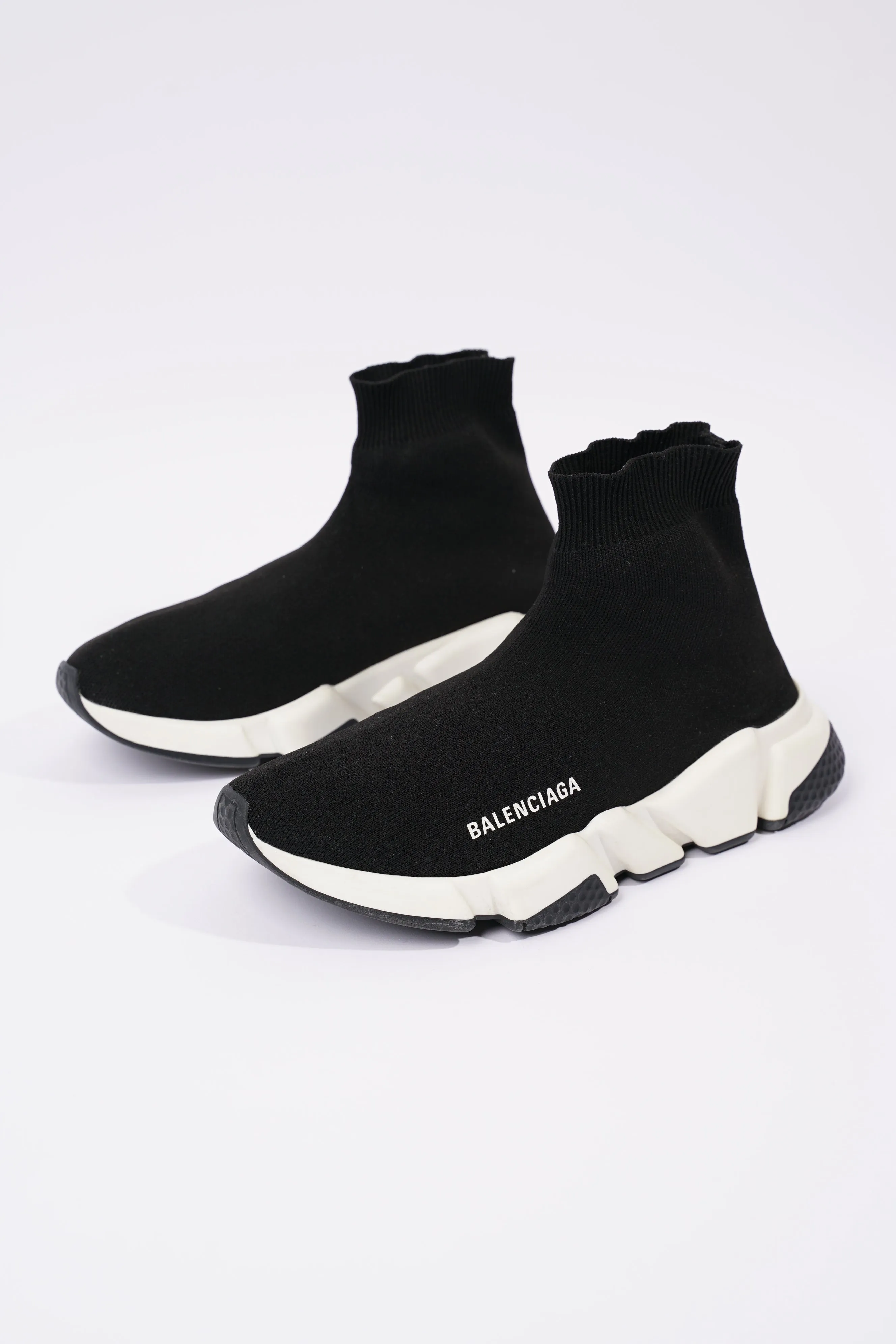 Balenciaga Womens Speed Trainers Black / White EU 38 / UK 5