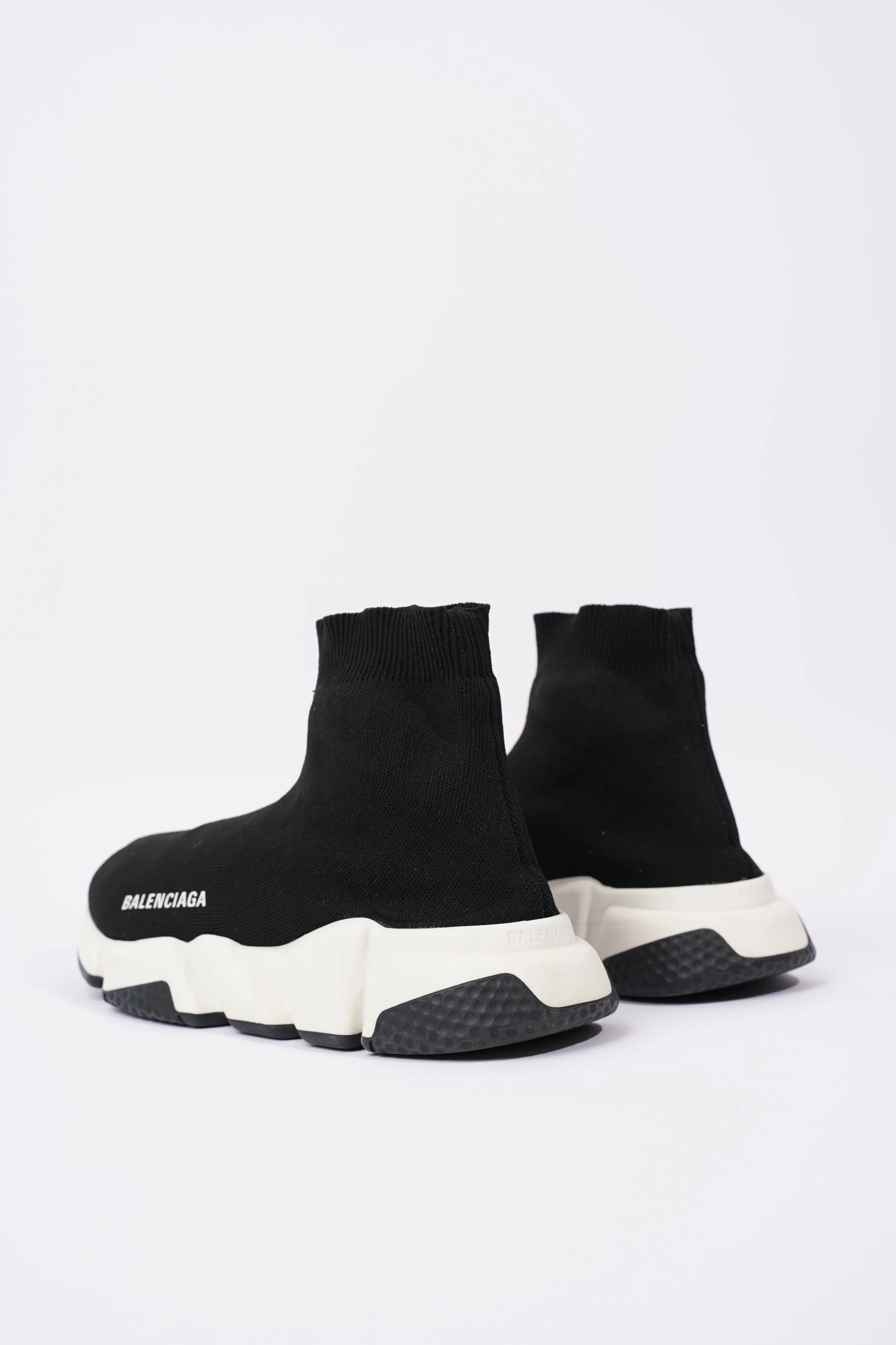 Balenciaga Womens Speed Trainers Black / White EU 38 / UK 5