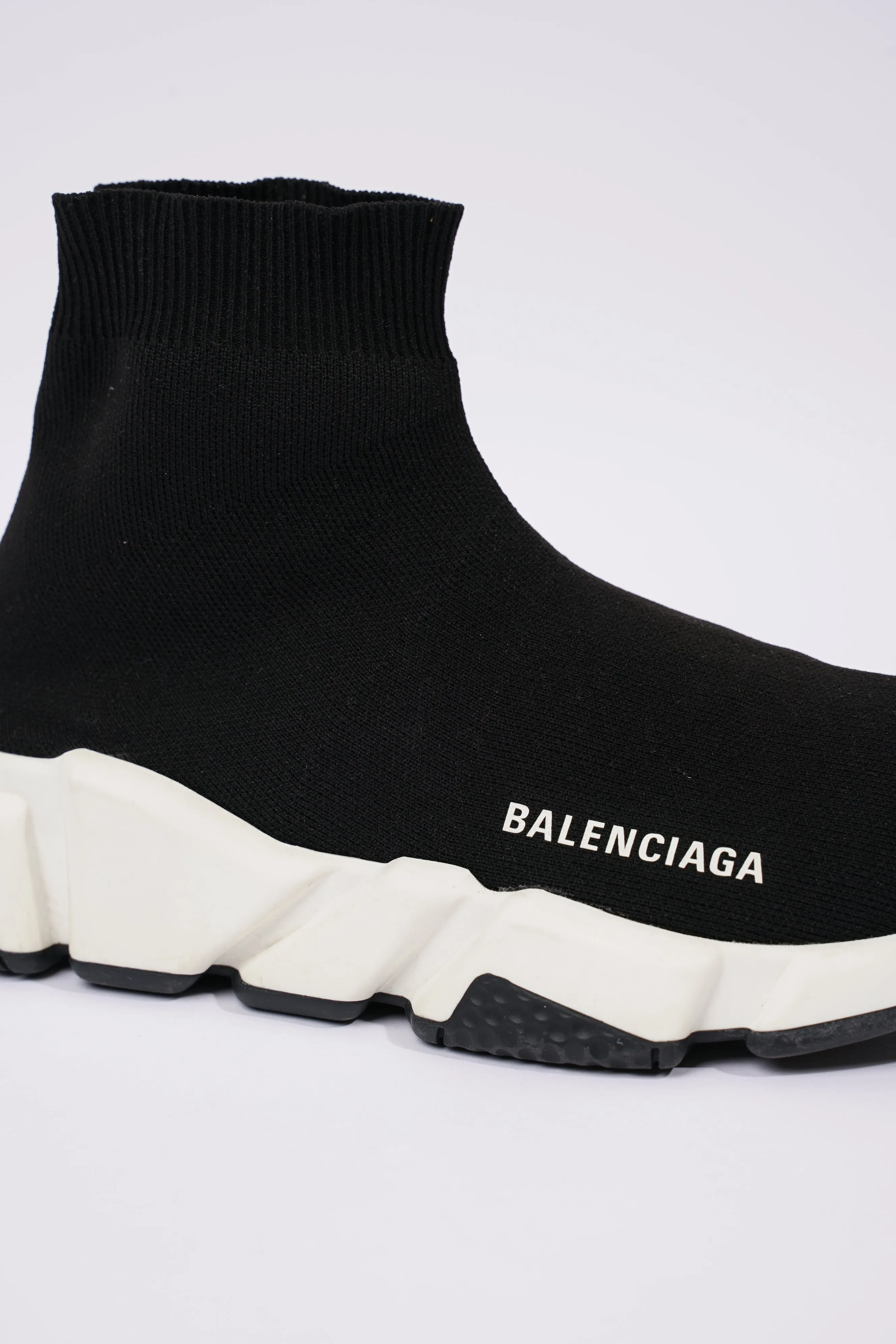 Balenciaga Womens Speed Trainers Black / White EU 38 / UK 5