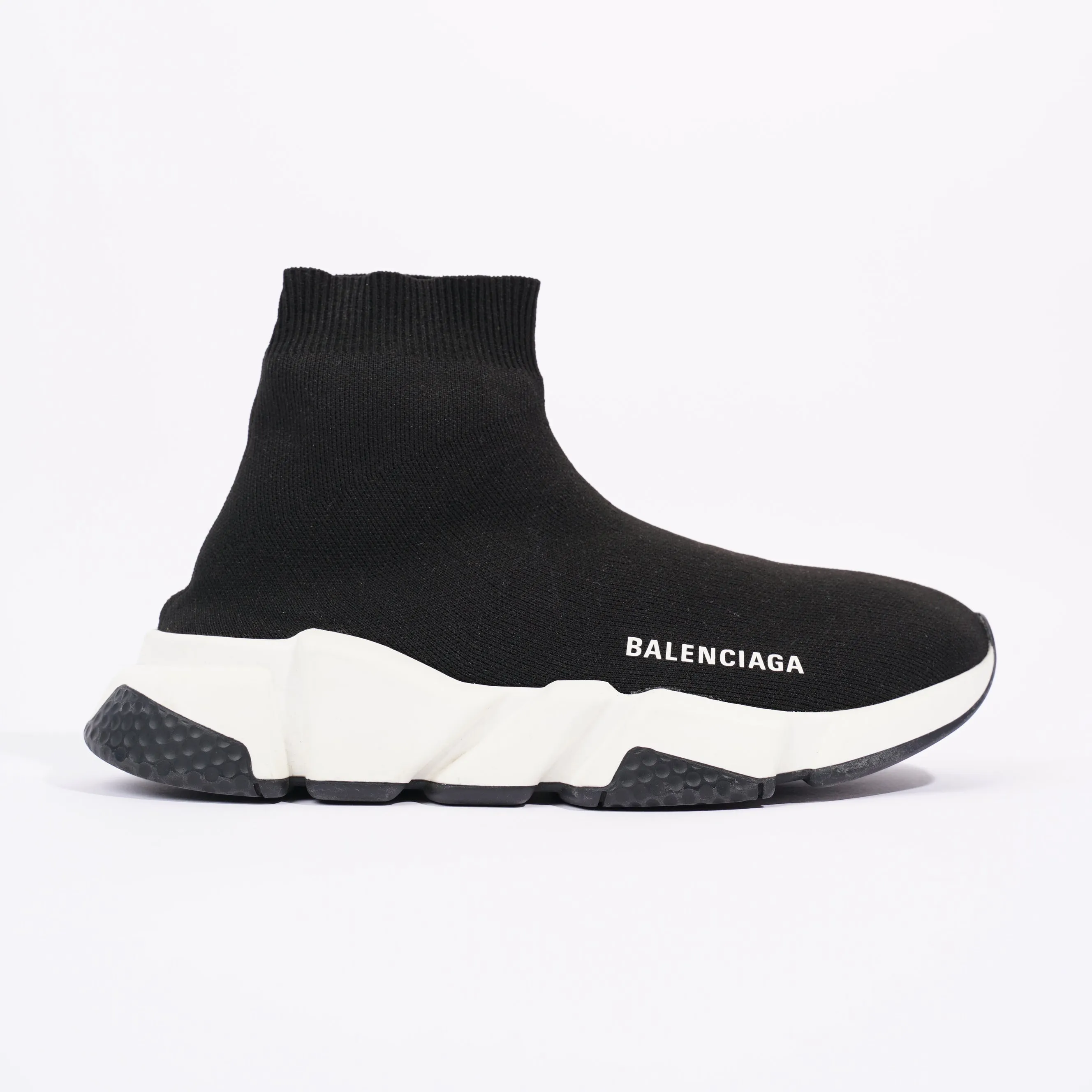 Balenciaga Womens Speed Trainers Black / White EU 38 / UK 5