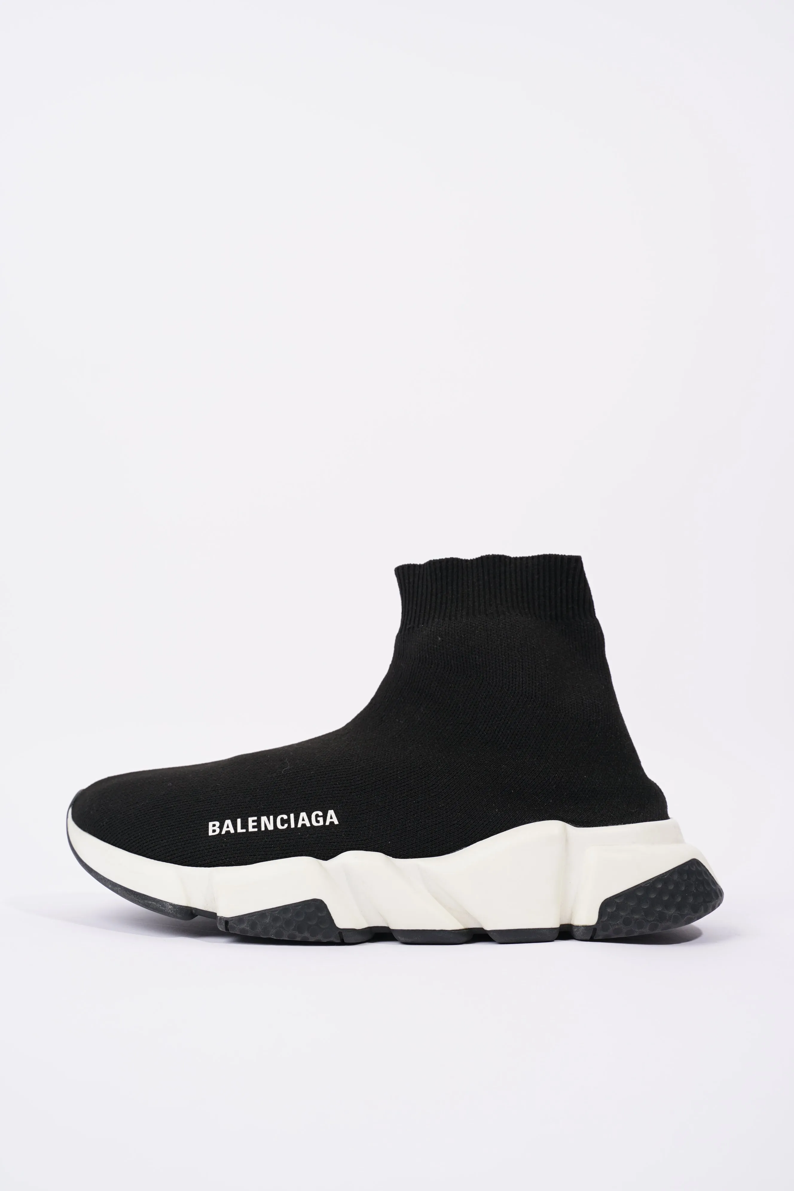 Balenciaga Womens Speed Trainers Black / White EU 38 / UK 5