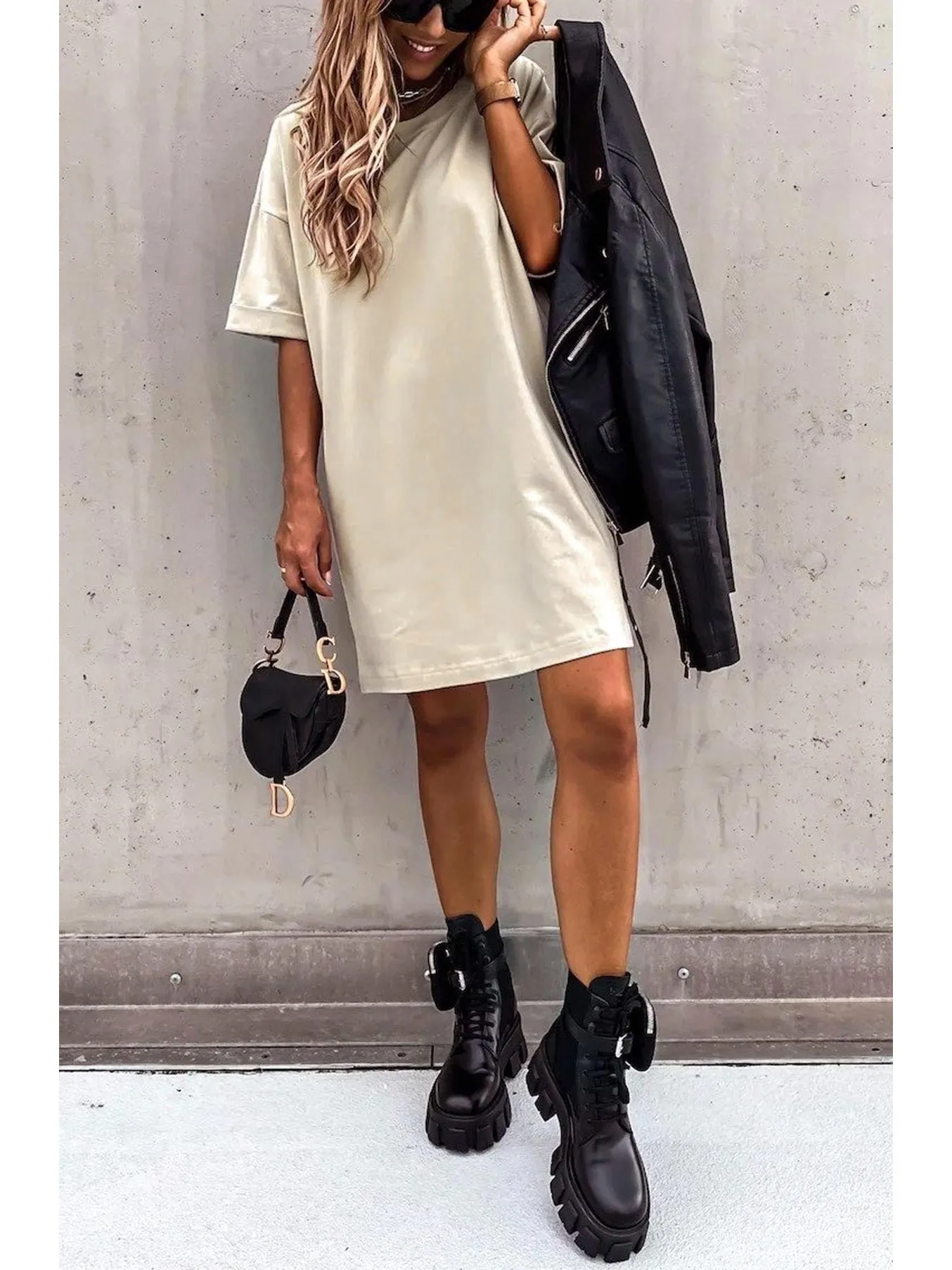 Beckie stone tunic Mini  t-shirt dress