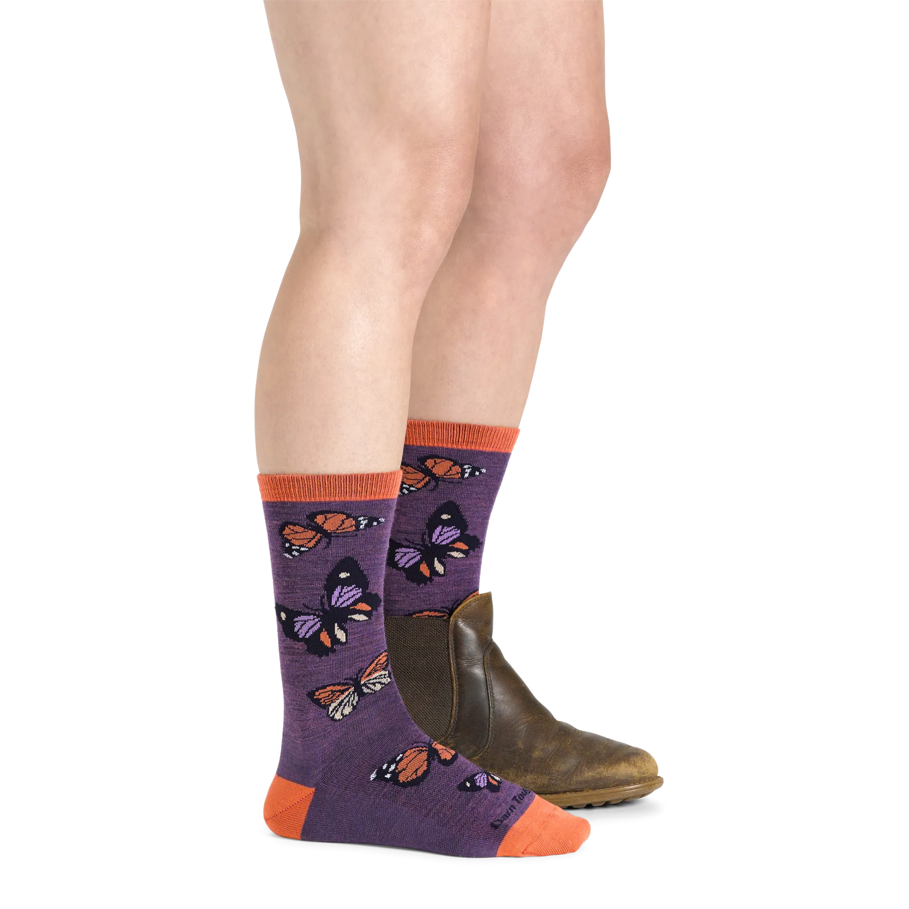 Darn Tough Crew Lightweight Lifestyle Sock - Women's - Plum