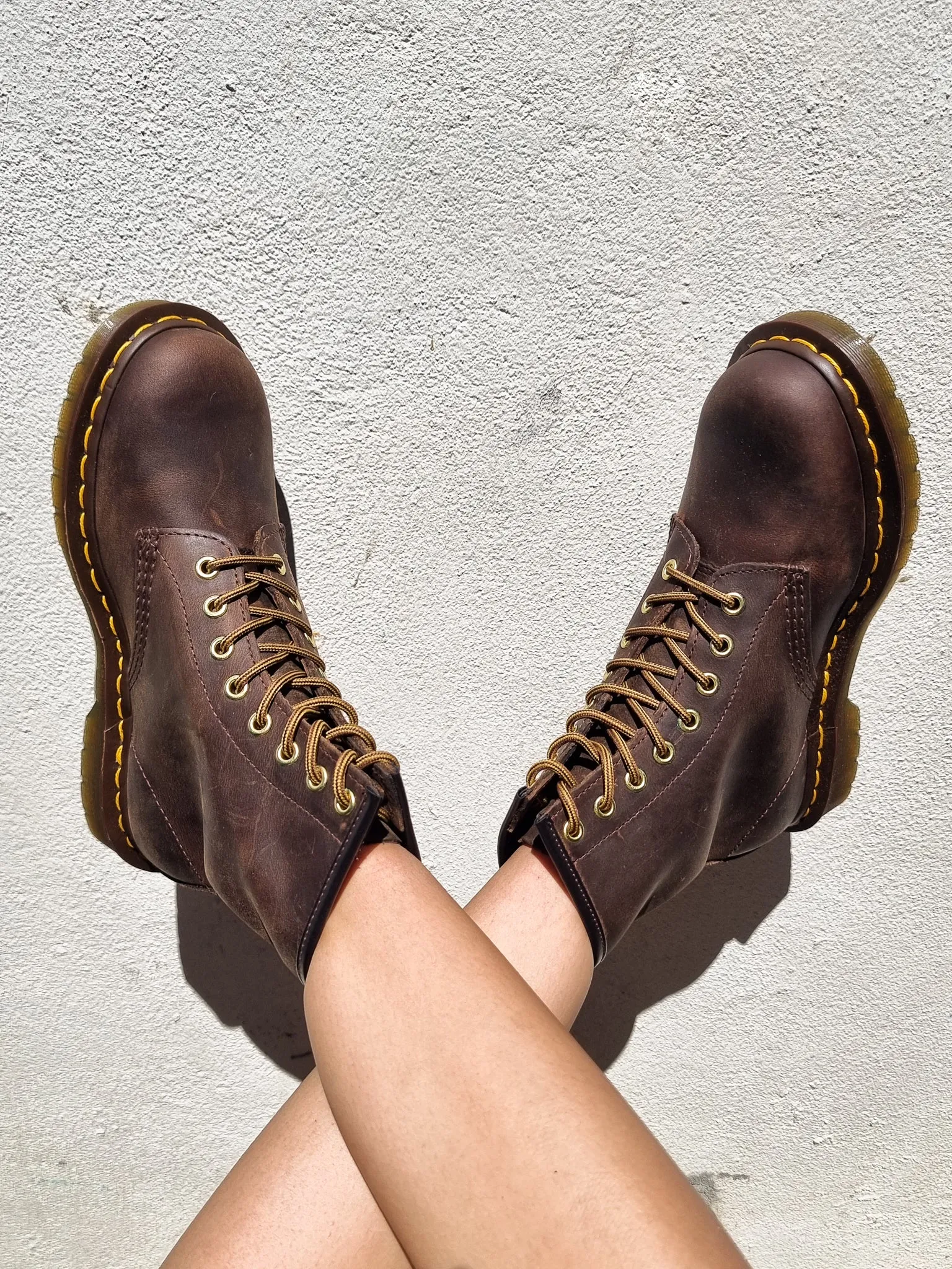 DR. MARTENS 1460 AZTEC CRAZY HORSE BROWN