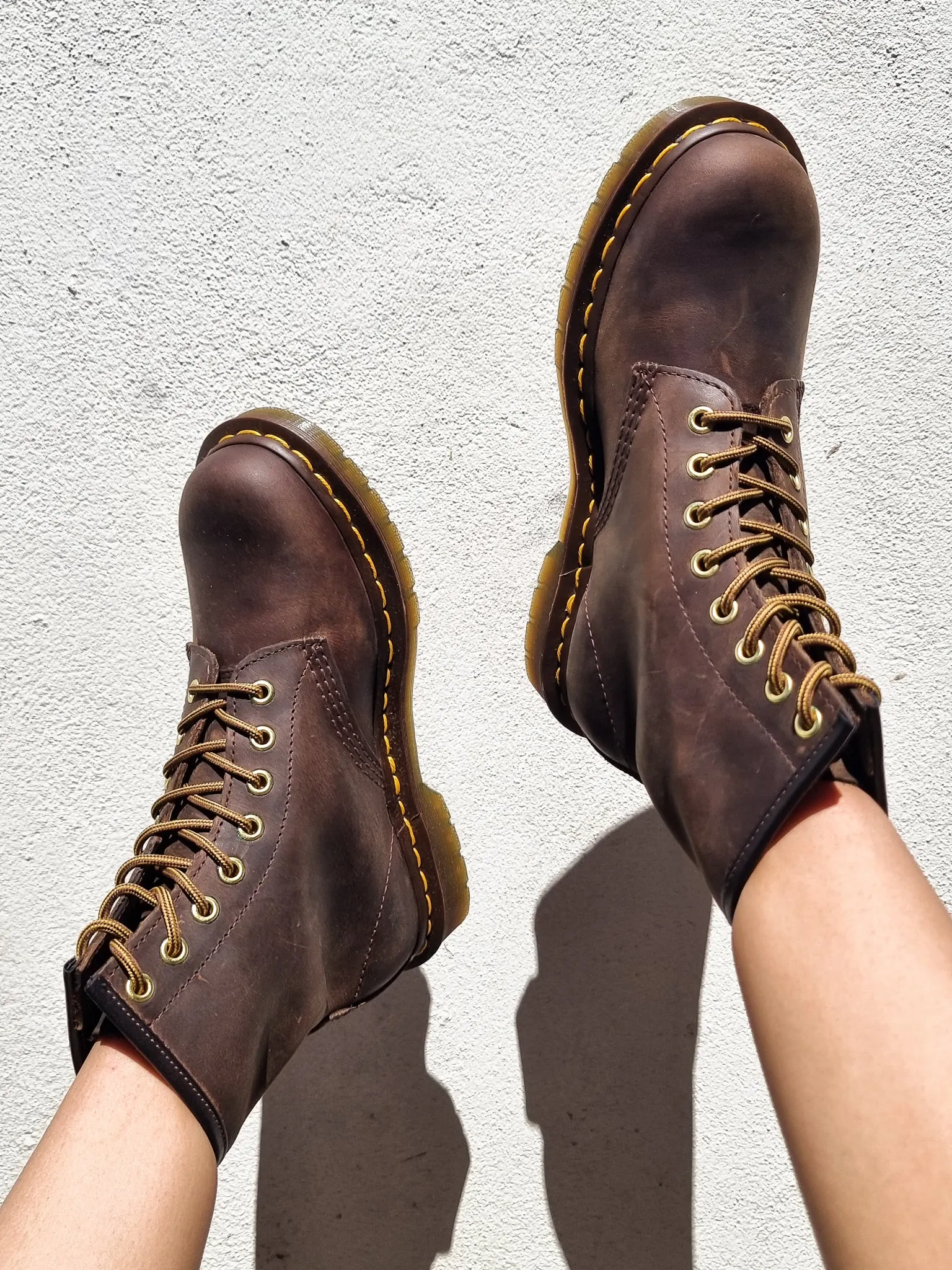 DR. MARTENS 1460 AZTEC CRAZY HORSE BROWN