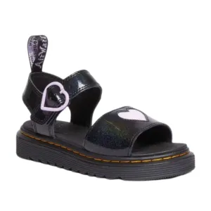 Dr. Martens Marlowe Black Glitter Sandals