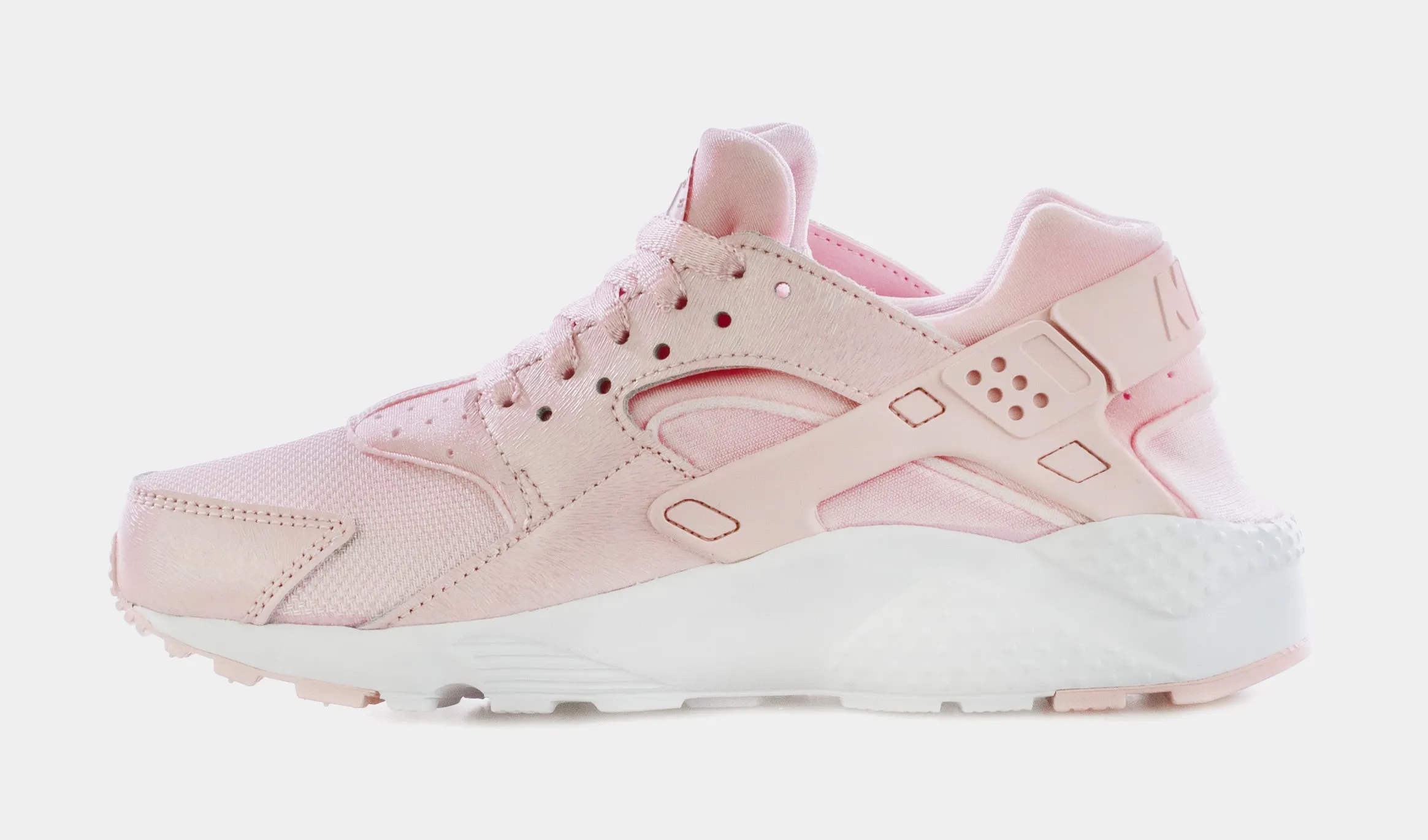 Huarache Run SE Prism Pink Grade School Lifestyle Shoes (Pink)