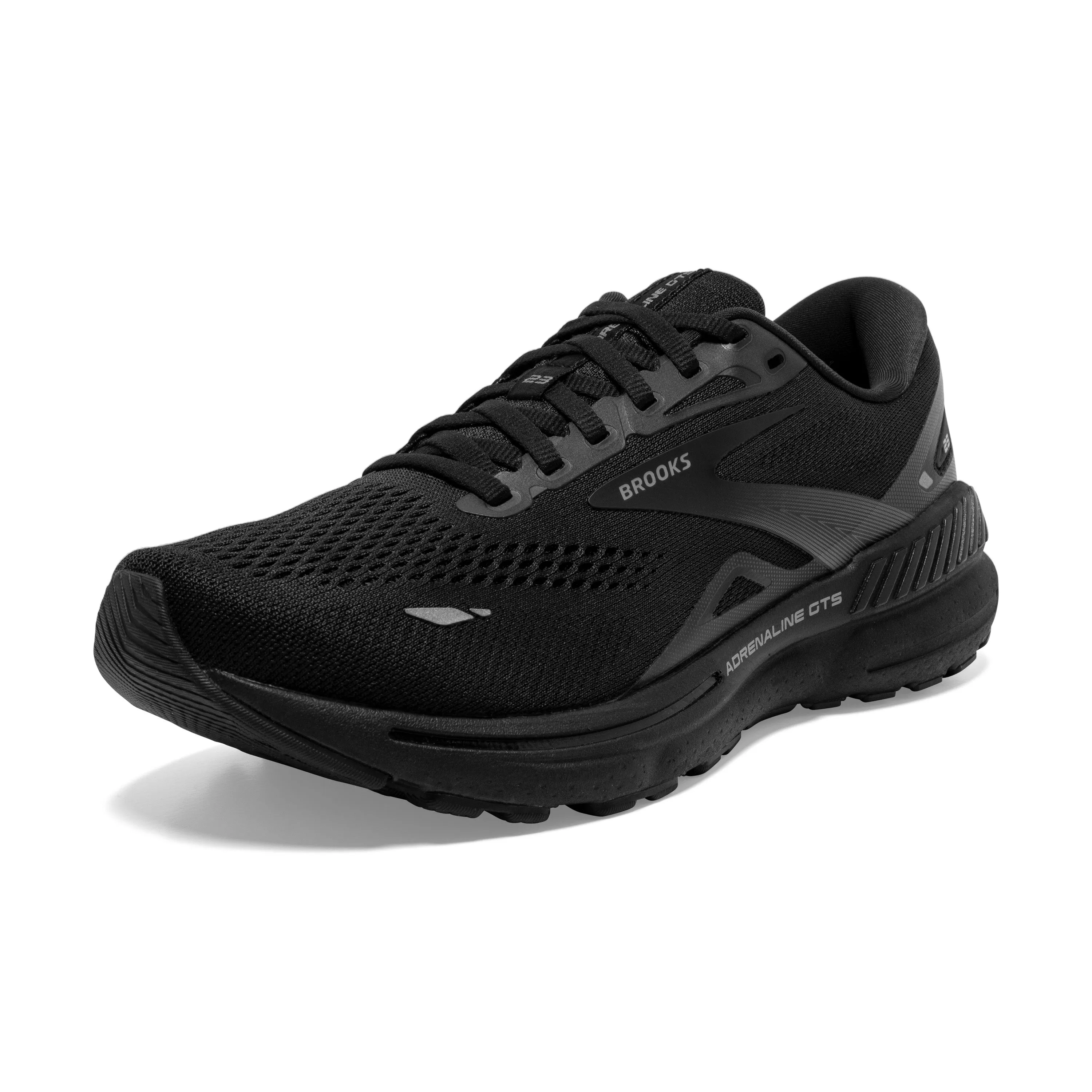 Men's Brooks Adrenaline GTS 23 1103912E020 Color: Black/Black/Ebony (WIDE WIDTH)