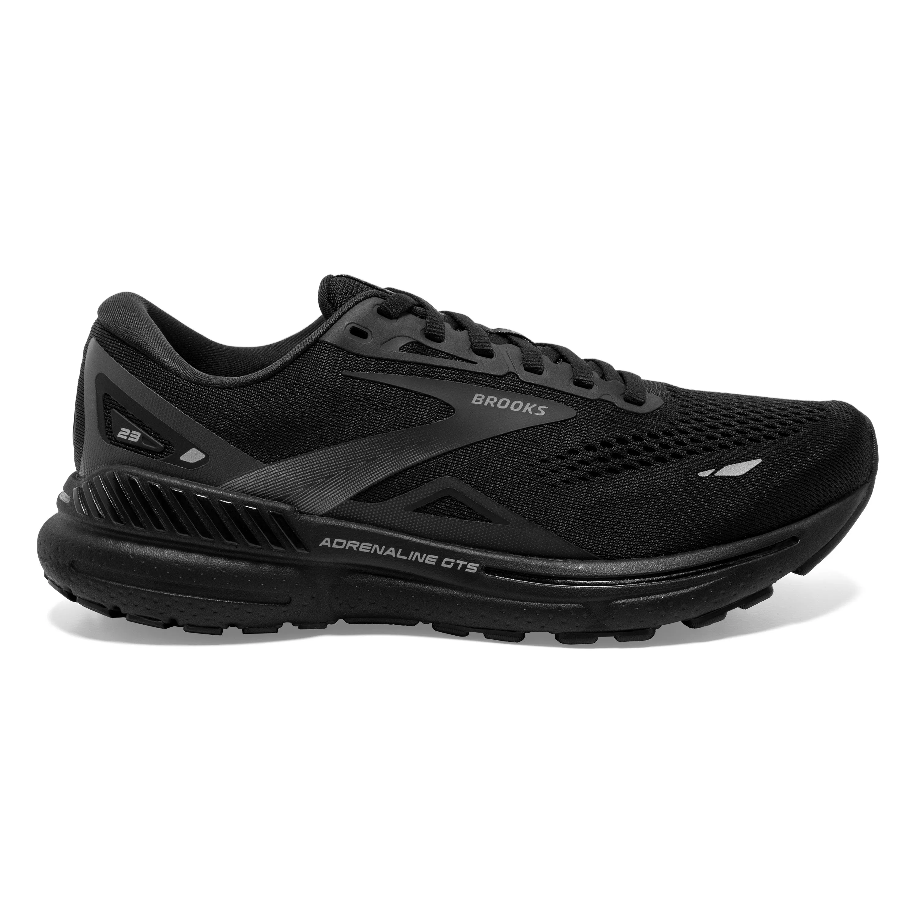 Men's Brooks Adrenaline GTS 23 1103912E020 Color: Black/Black/Ebony (WIDE WIDTH)