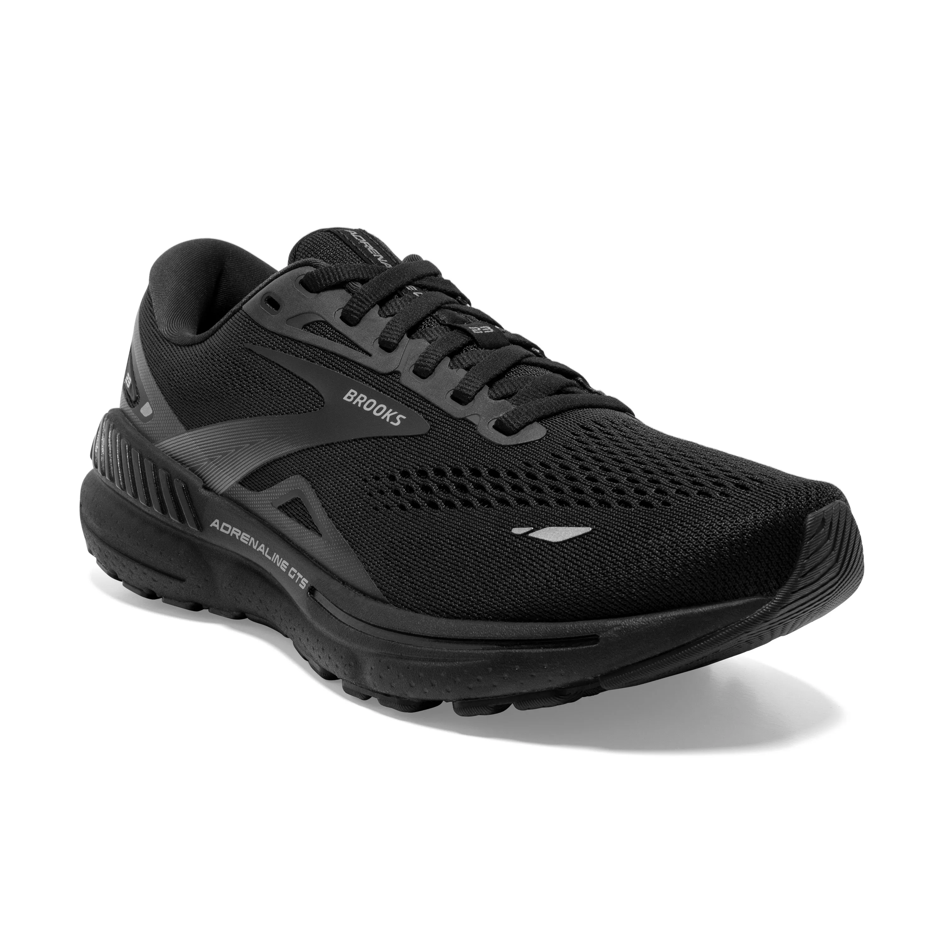 Men's Brooks Adrenaline GTS 23 1103912E020 Color: Black/Black/Ebony (WIDE WIDTH)