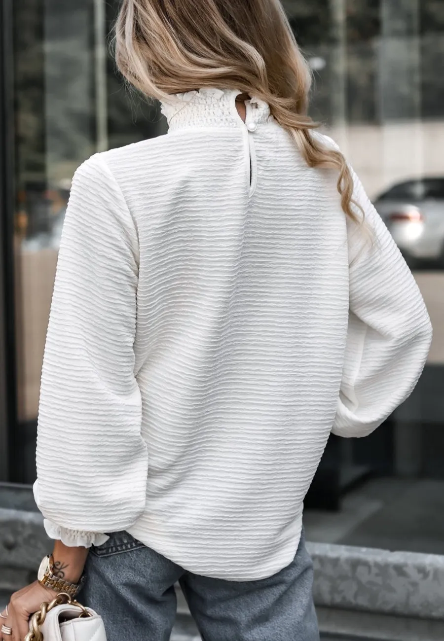 Mock Neck Long Sleeve Top