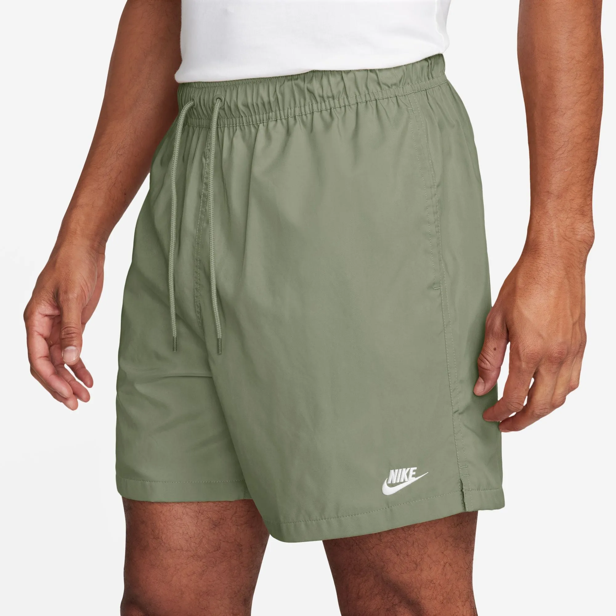 Nike Club Woven Flow Shorts Oil Green