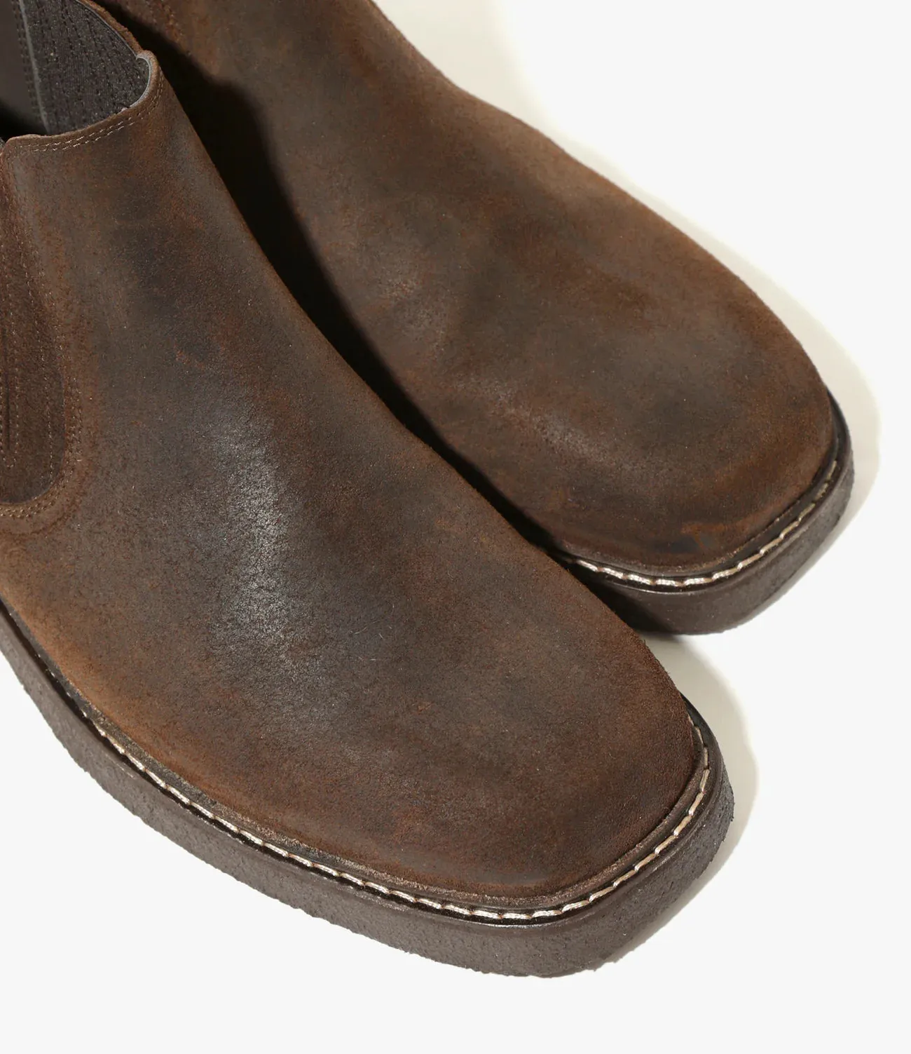 Norwegian Welt Chelsea Boot – Brown Rough Out