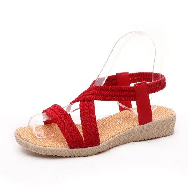 OCW Summer Casual Cross Tied Comfortable Women Sandals Design