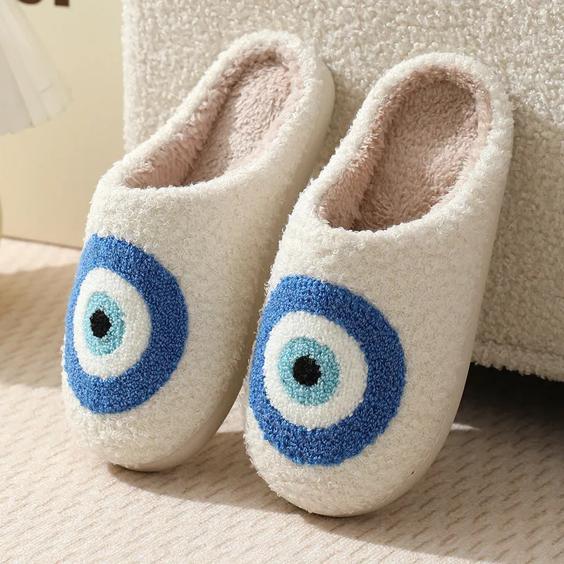 Owlkay Plush Warm  Soft Slippers