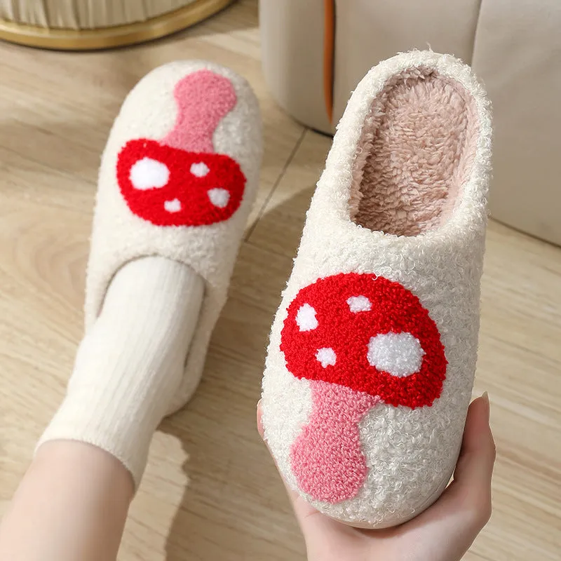 Owlkay Plush Warm  Soft Slippers