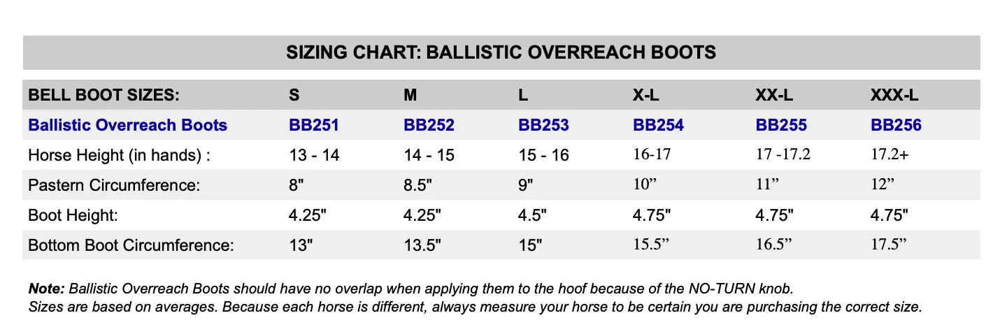 Professional's Choice Ballistic Overreach Boots