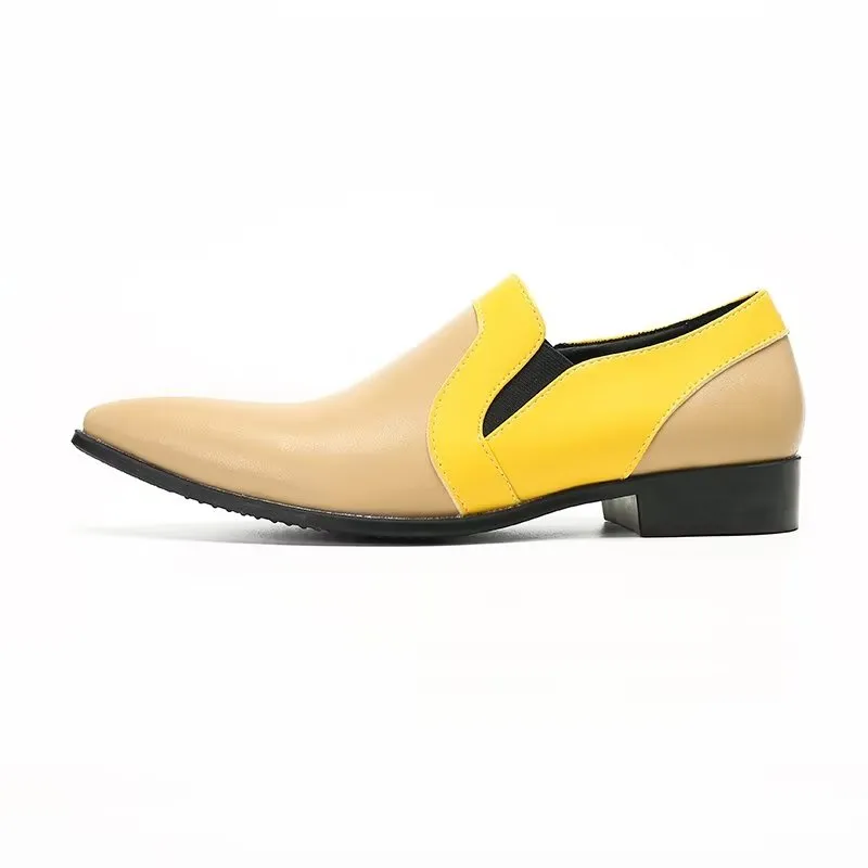 Refined Leather Elegance Slip-on Loafers