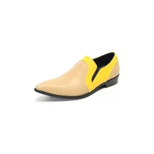 Refined Leather Elegance Slip-on Loafers