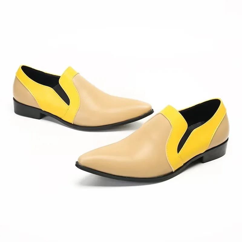 Refined Leather Elegance Slip-on Loafers