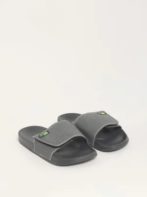 SOLEPLAY Grey Denim Sandals