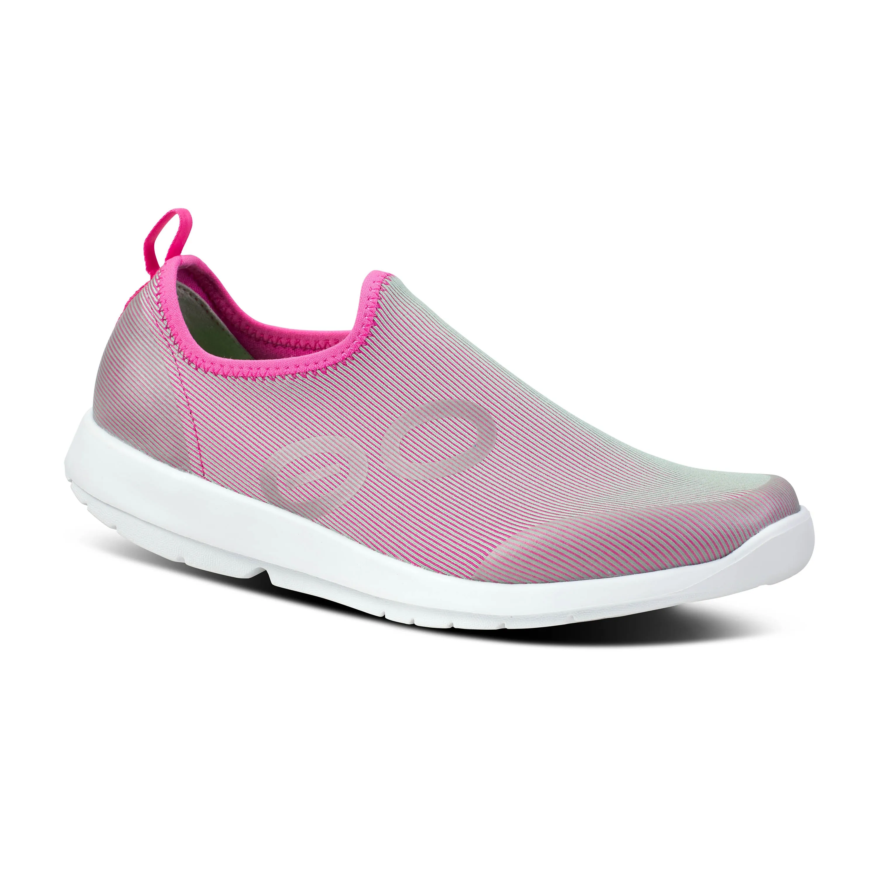 Women's Oofos OOmg Sport Low Shoe Color: Fuchsia